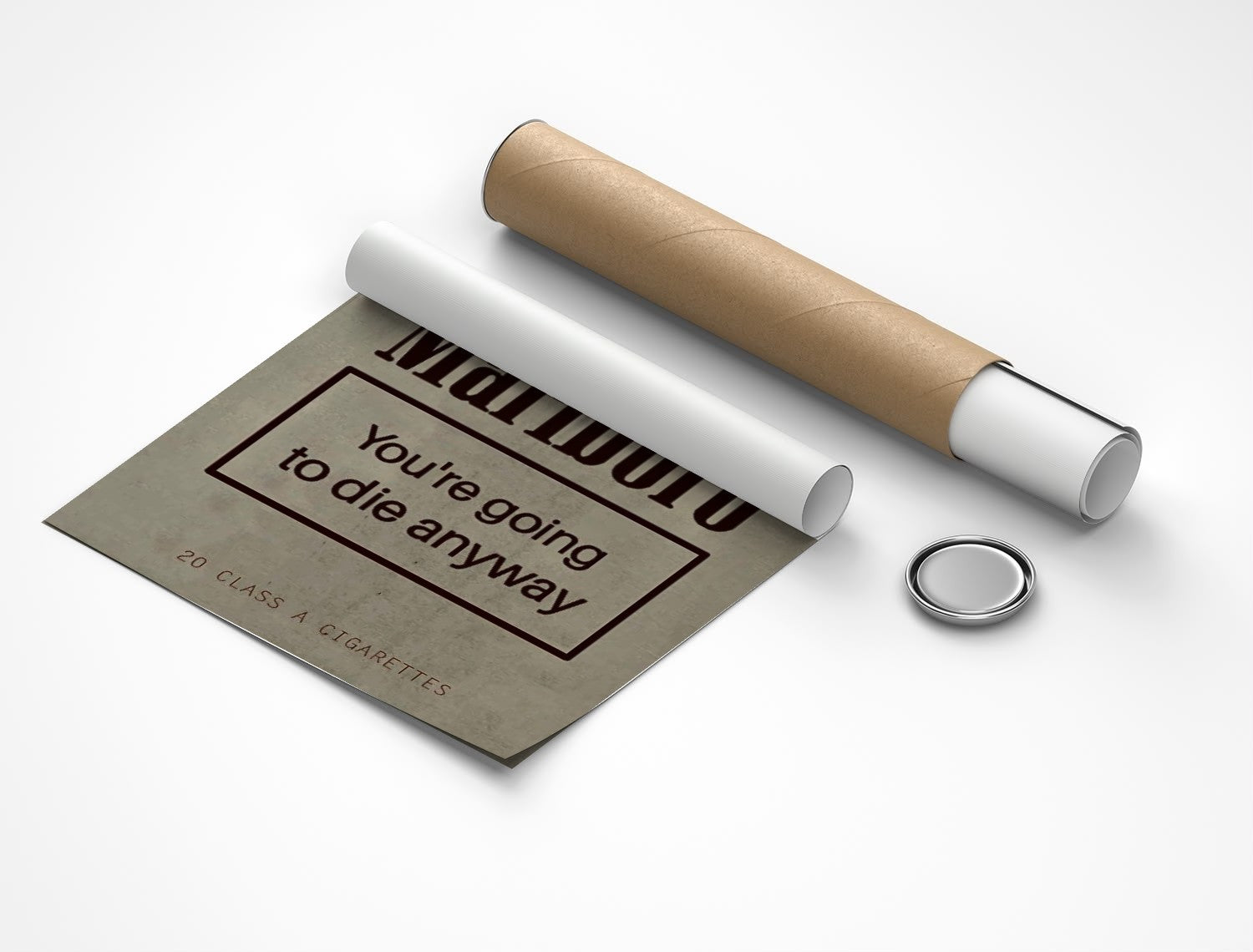 Rolled poster