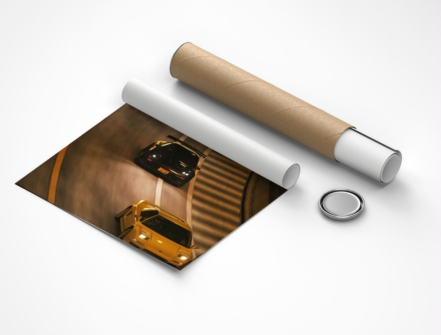 Rolled poster