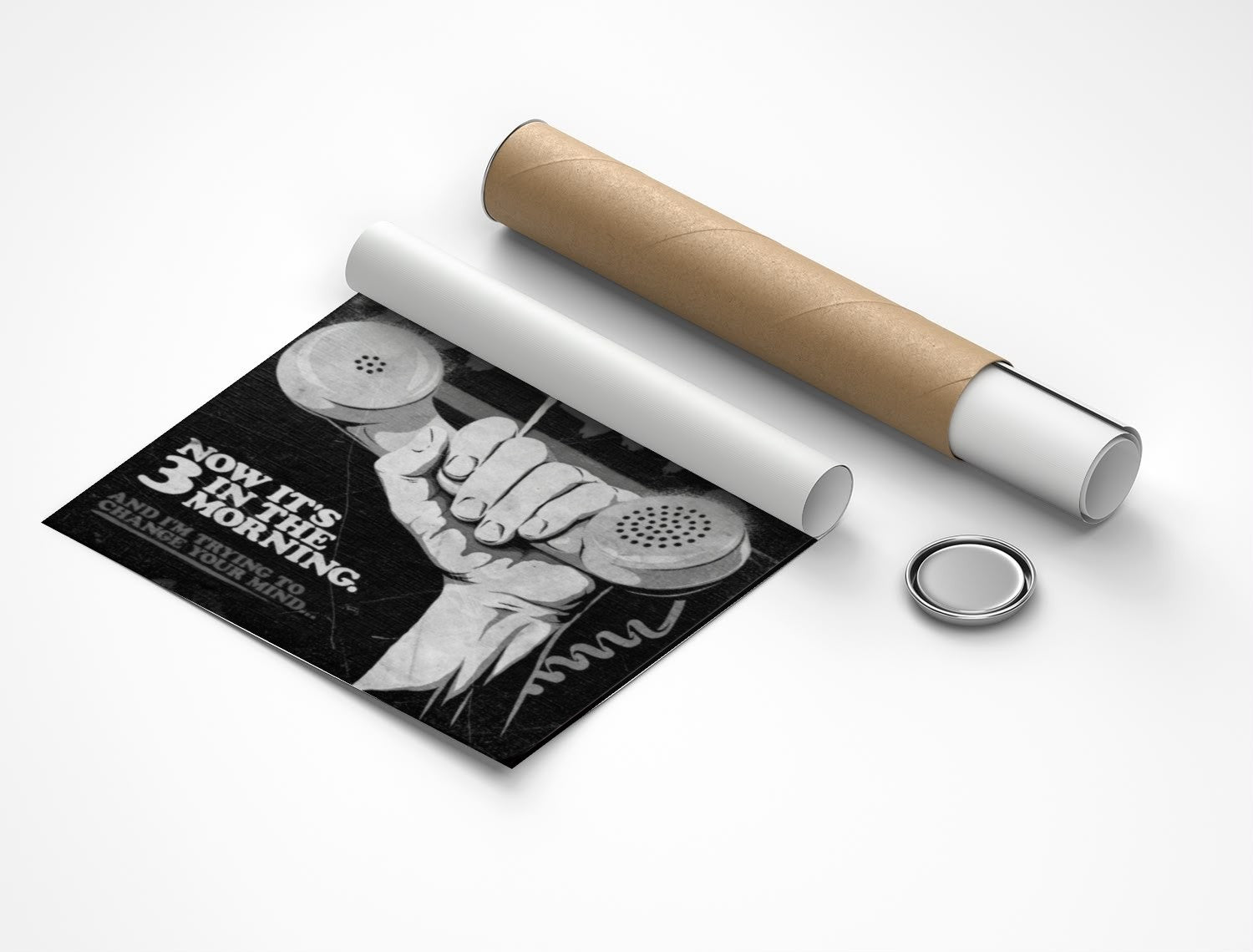 Rolled poster