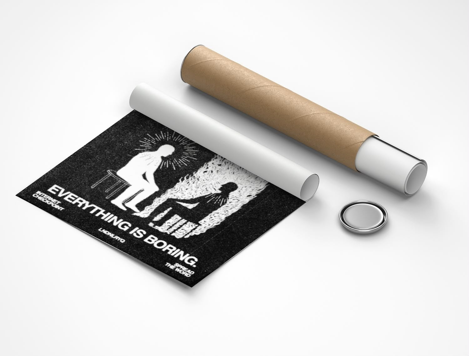 Rolled poster