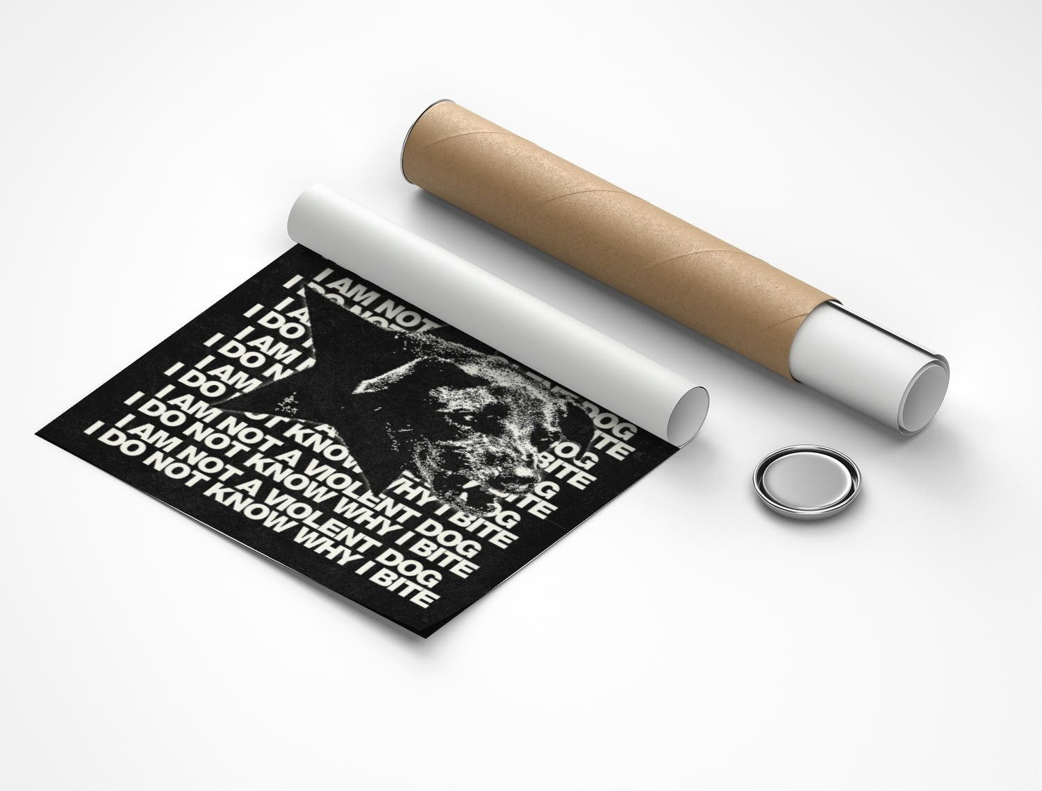 Rolled poster