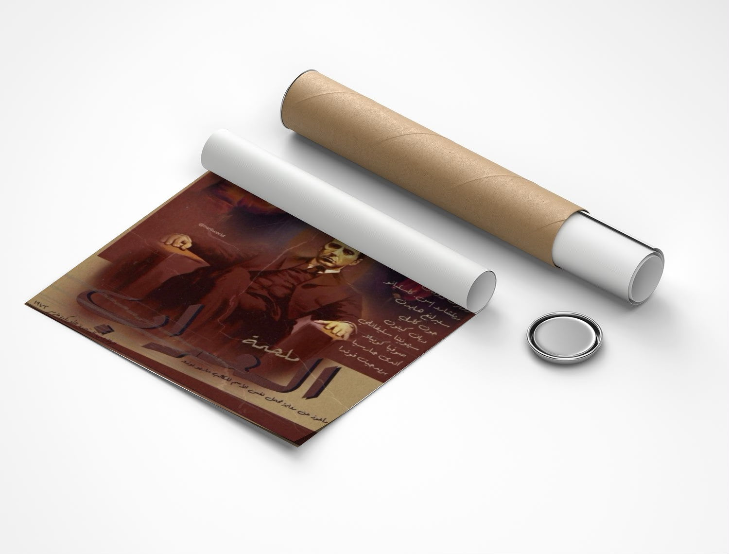 Rolled poster