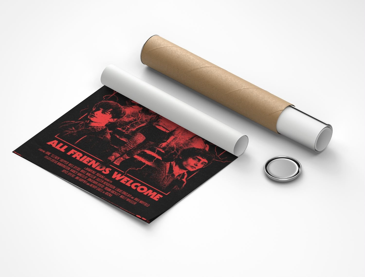 Rolled poster