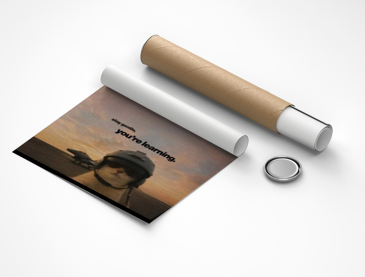 Rolled poster
