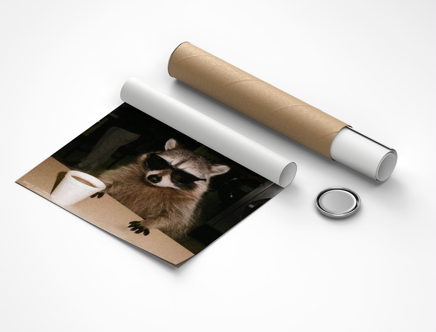 Rolled poster