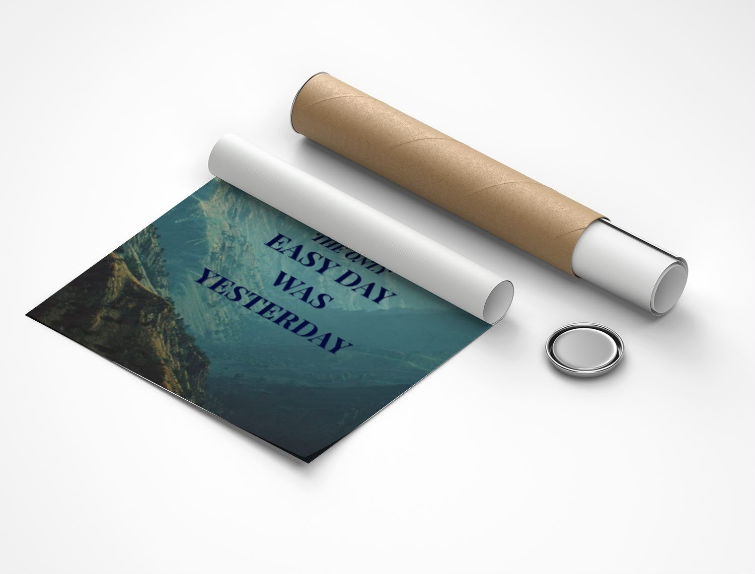 Rolled poster
