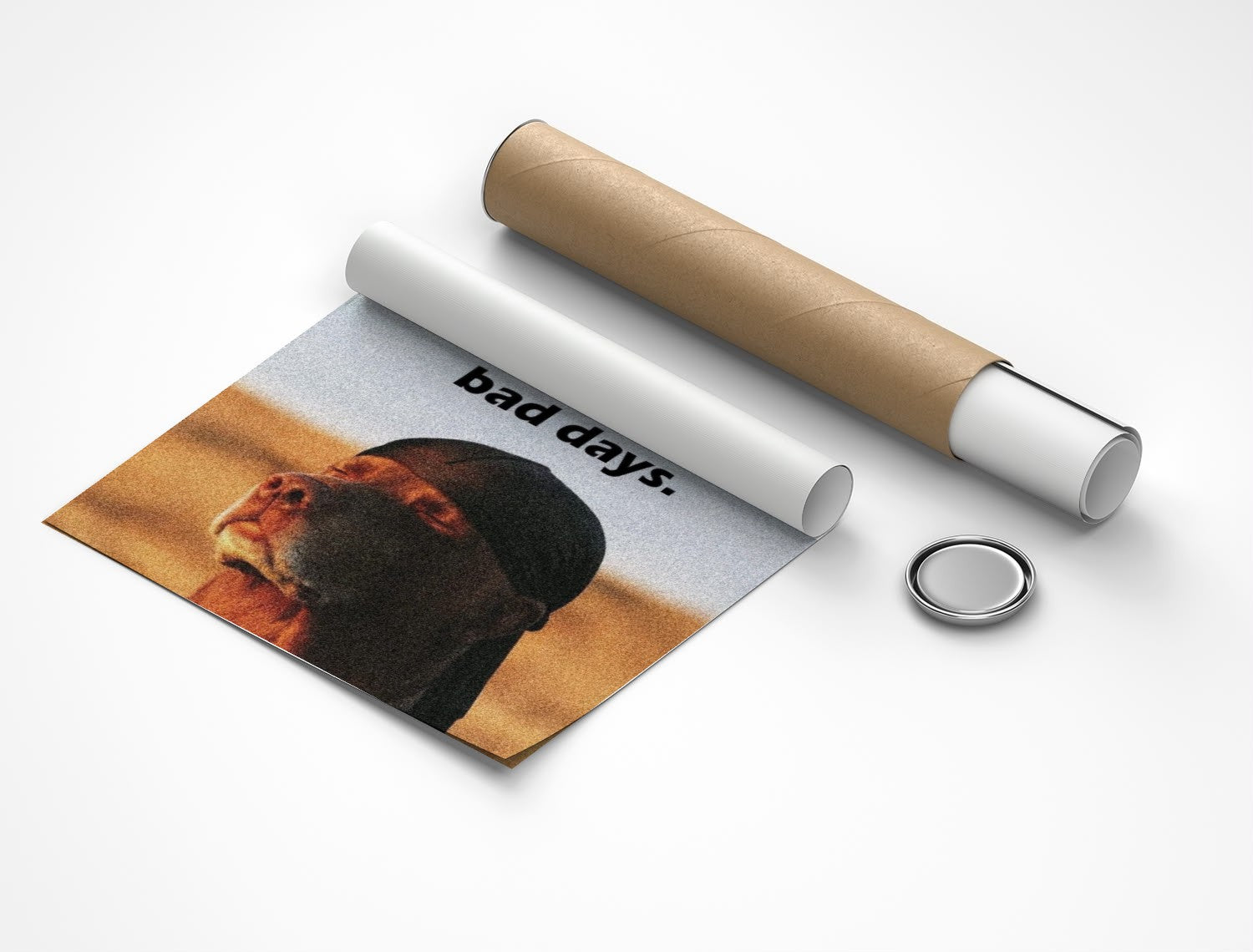 Rolled poster