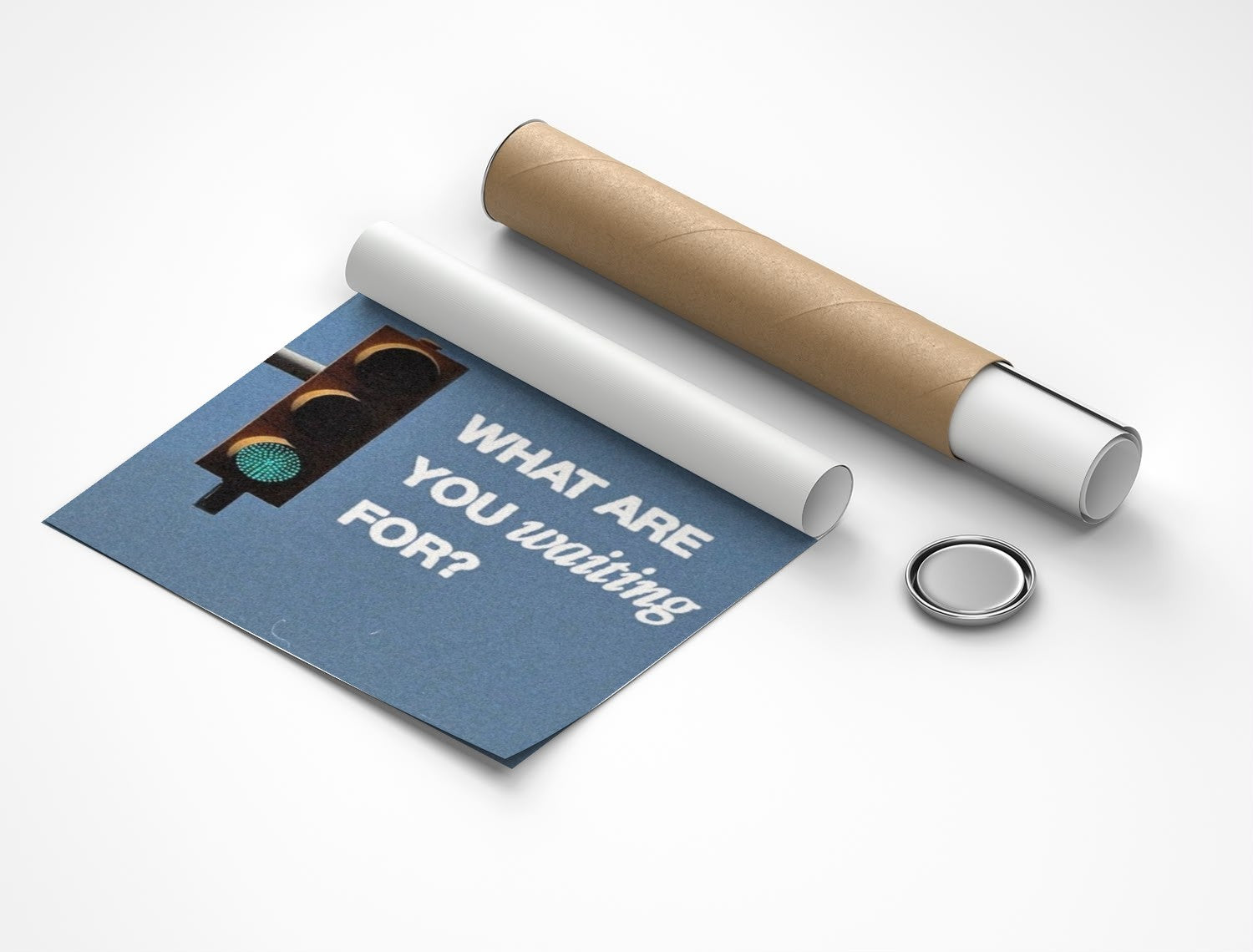 Rolled poster
