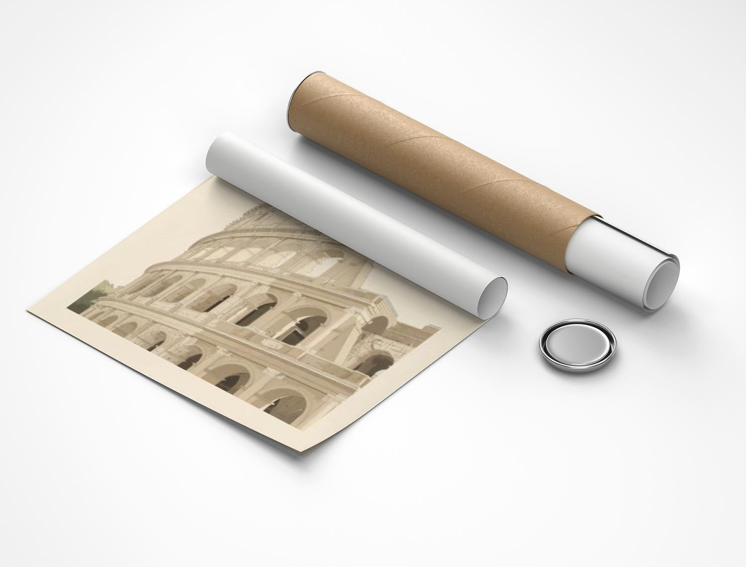Rolled poster