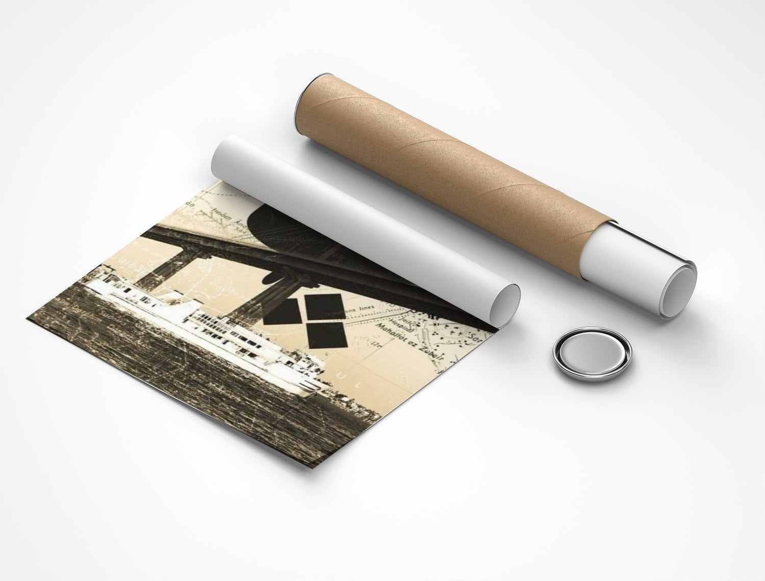 Rolled poster