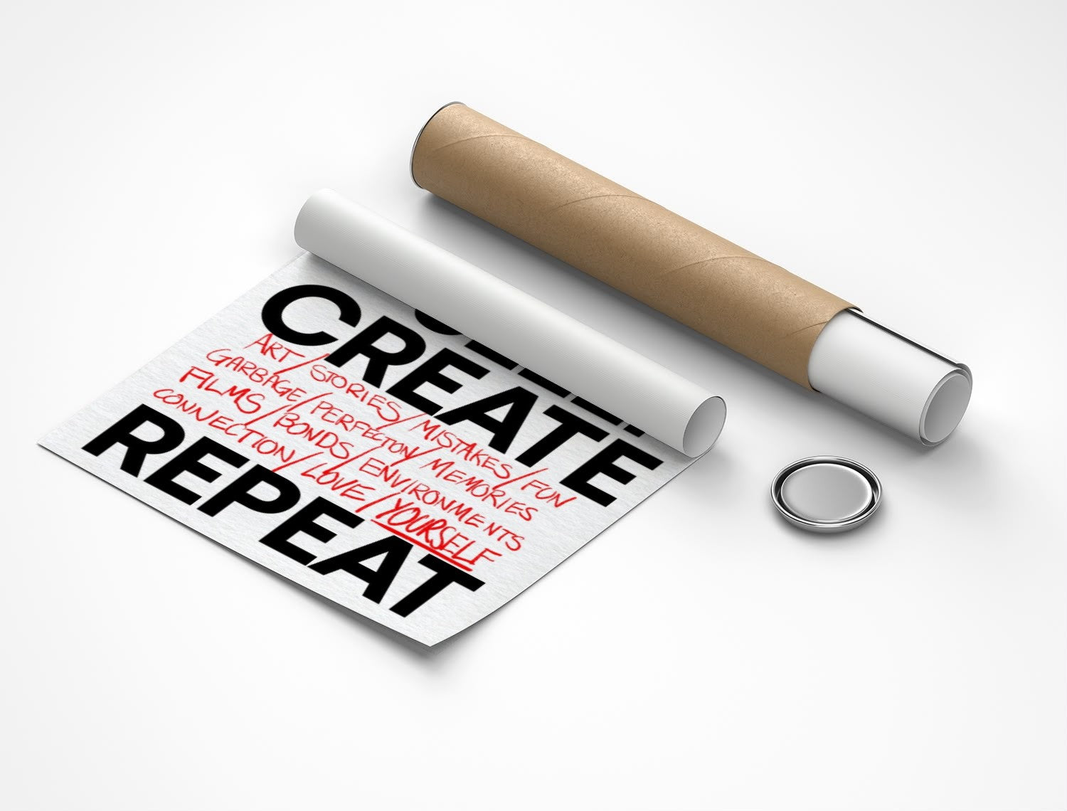 Rolled poster