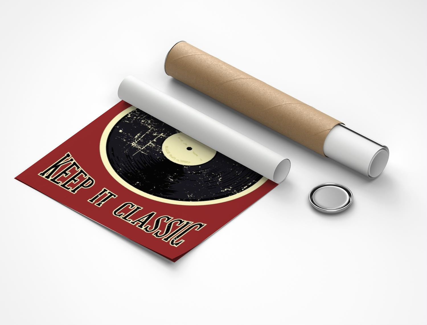 Rolled poster