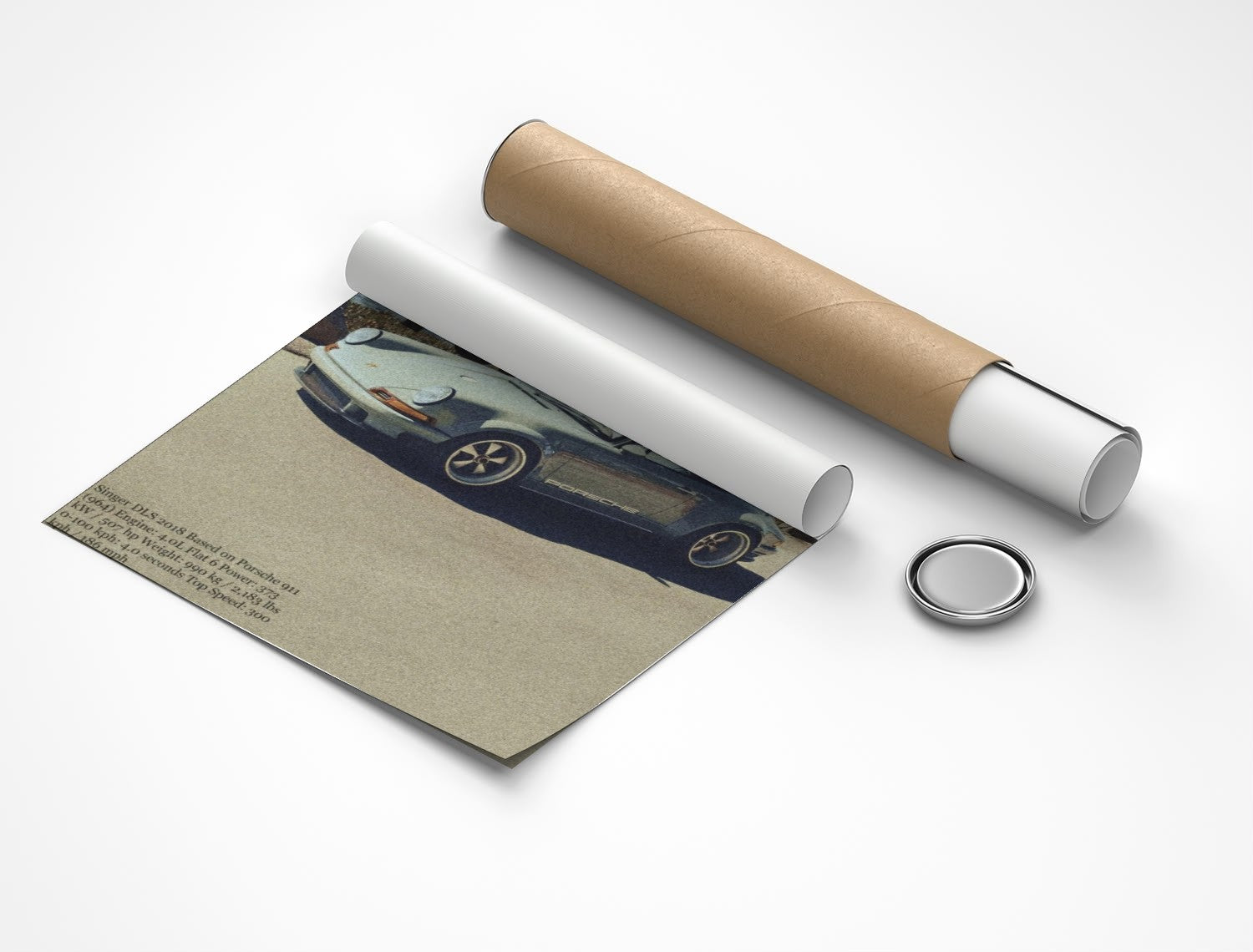 Rolled poster