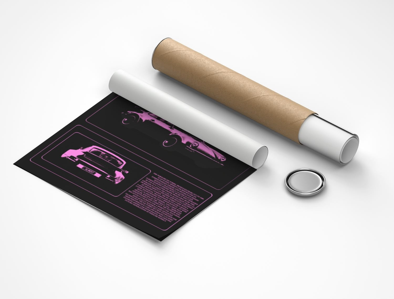 Rolled poster