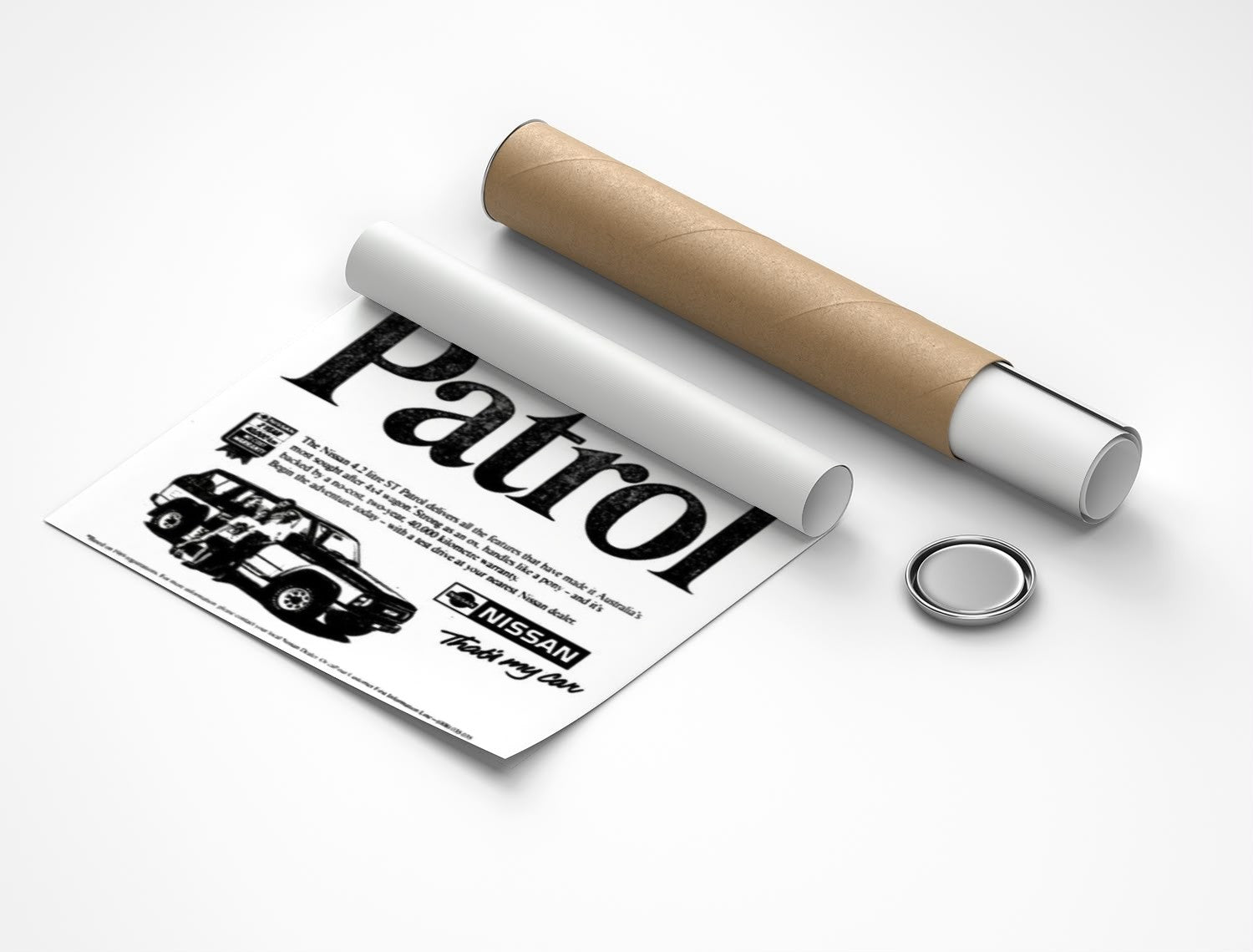 Rolled poster