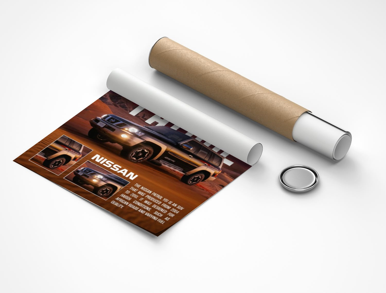 Rolled poster