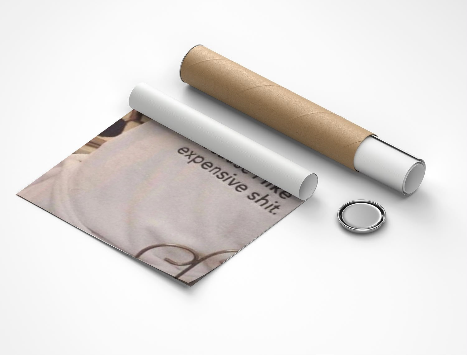 Rolled poster