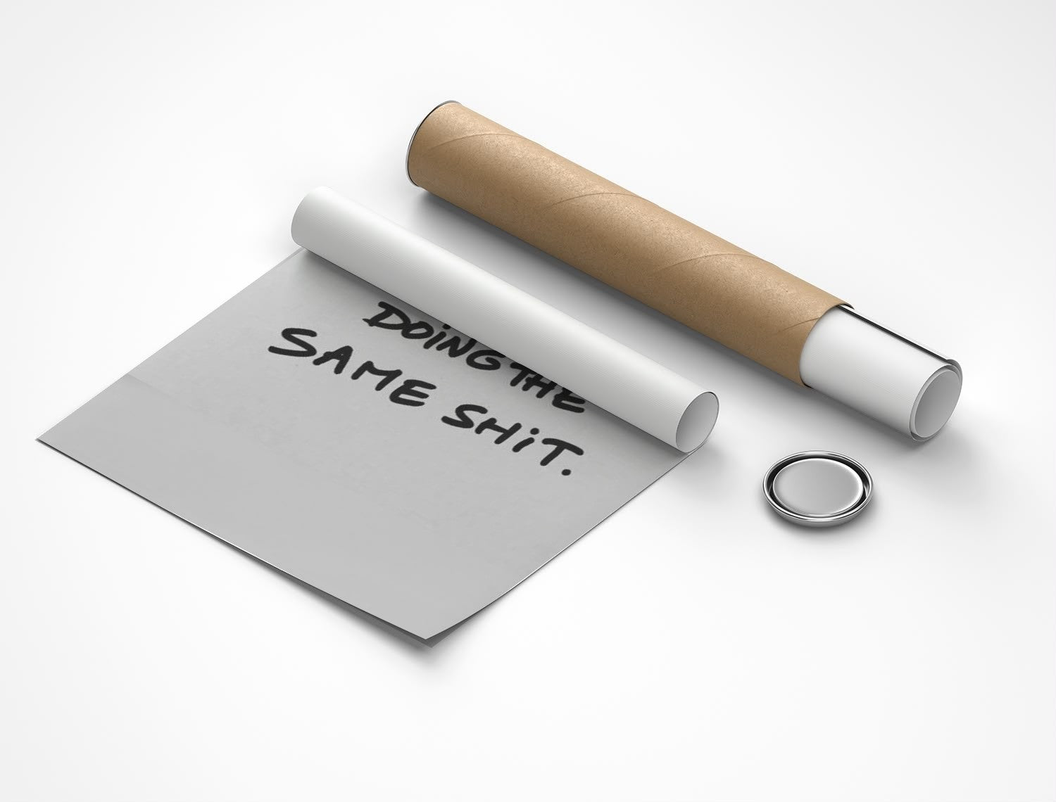 Rolled poster