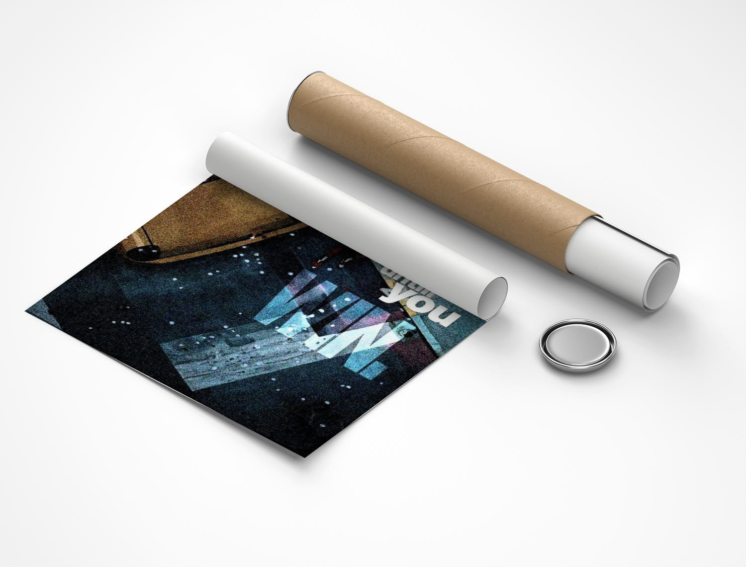 Rolled poster
