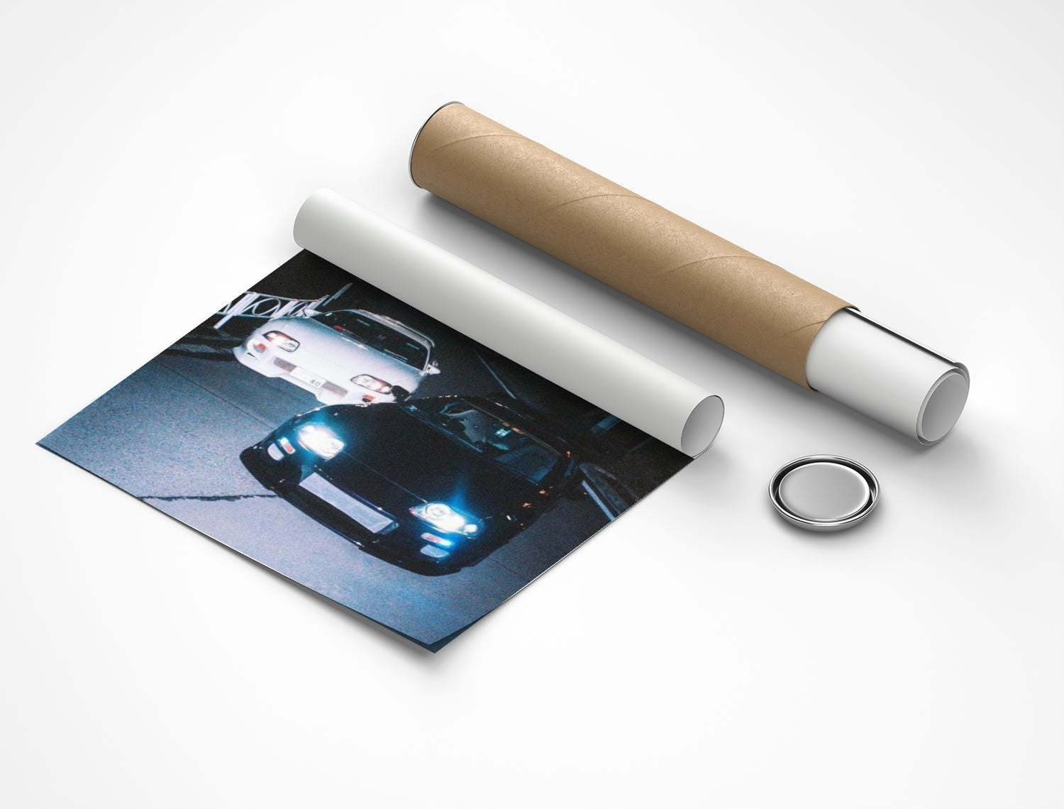 Rolled poster