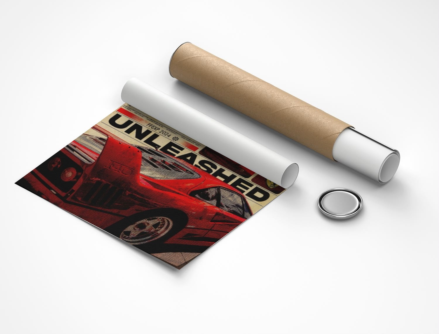 Rolled poster