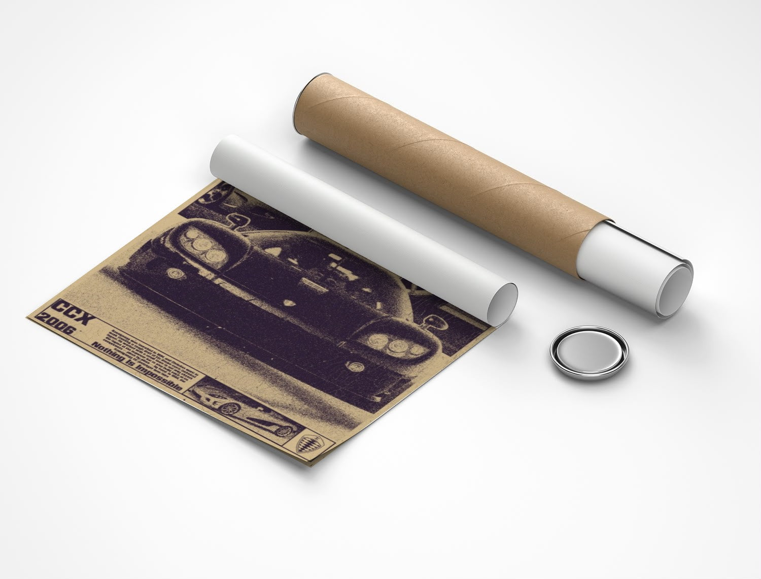 Rolled poster