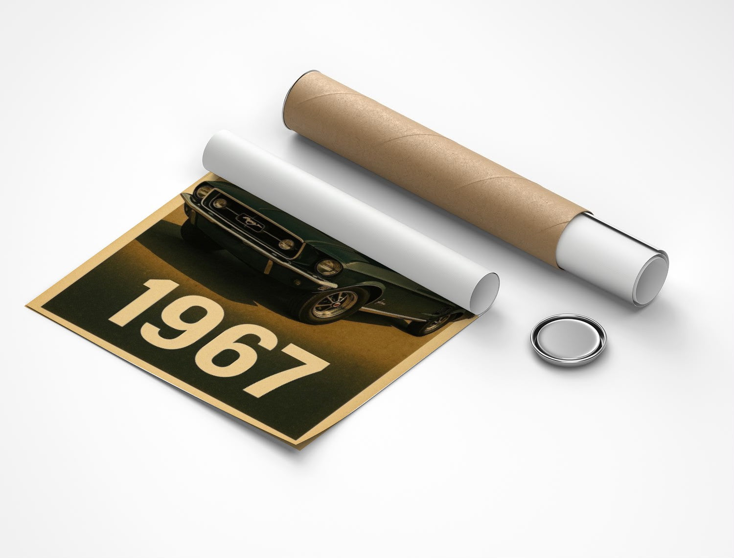 Rolled poster