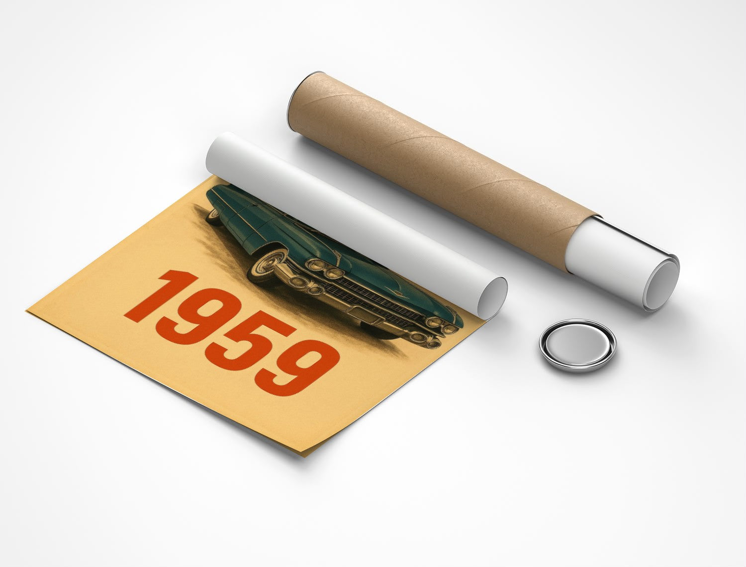 Rolled poster