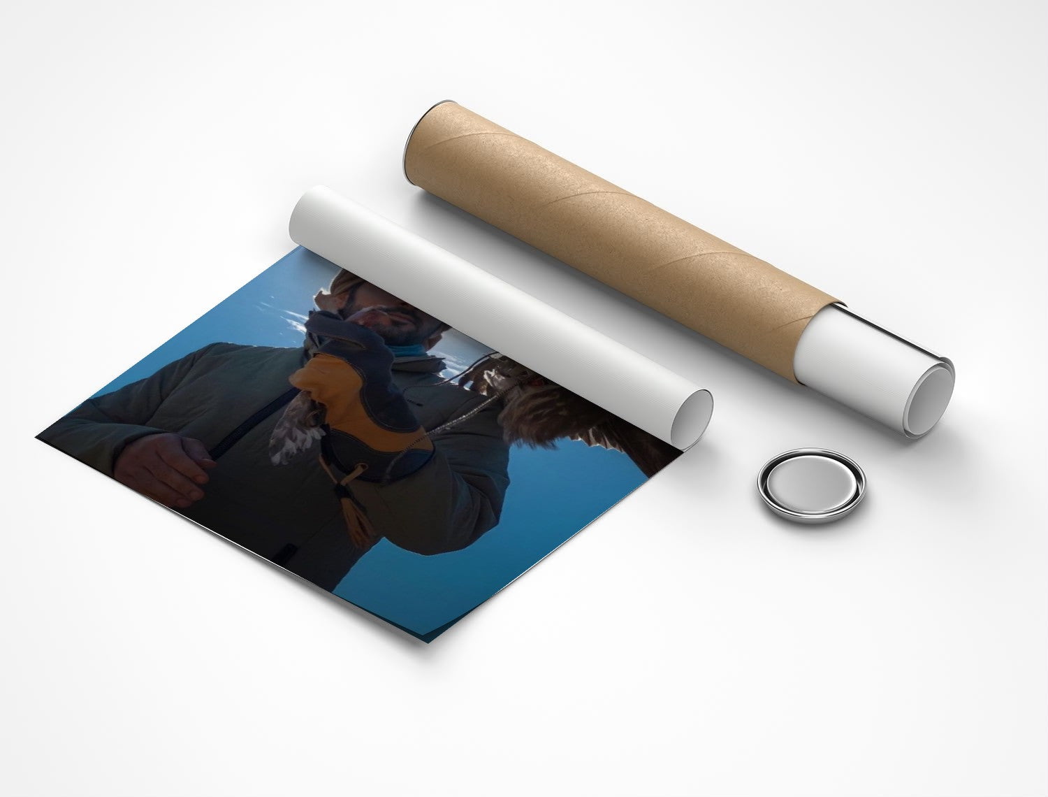 Rolled poster