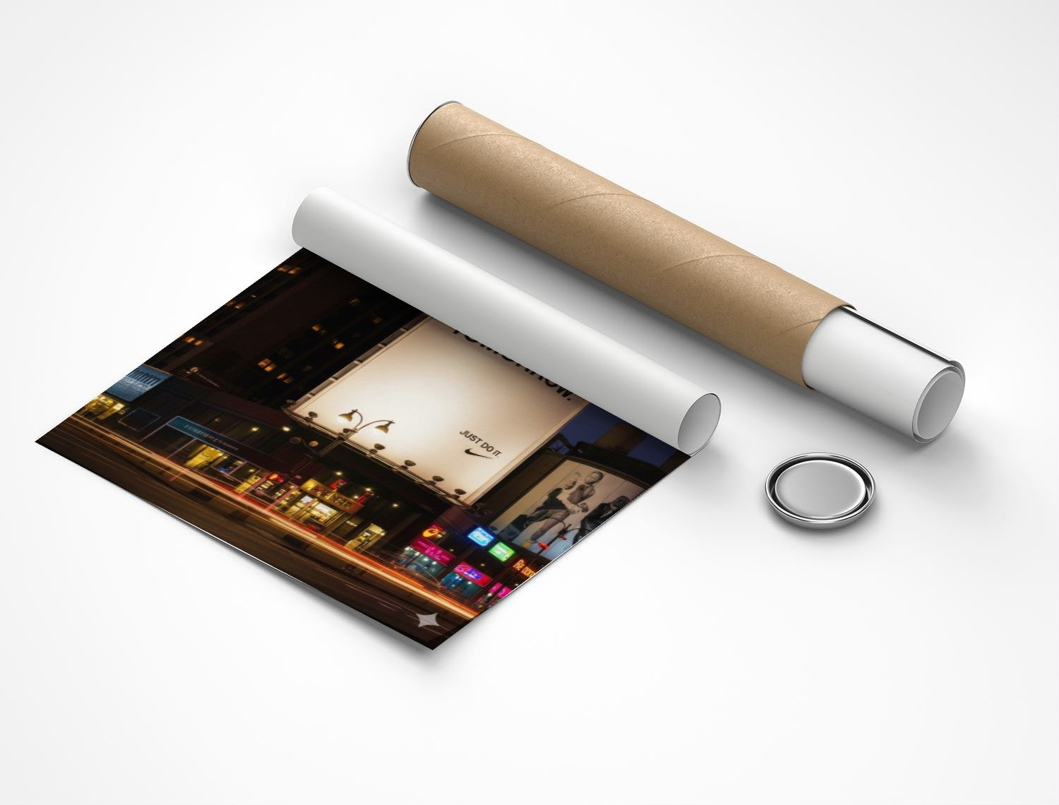 Rolled poster