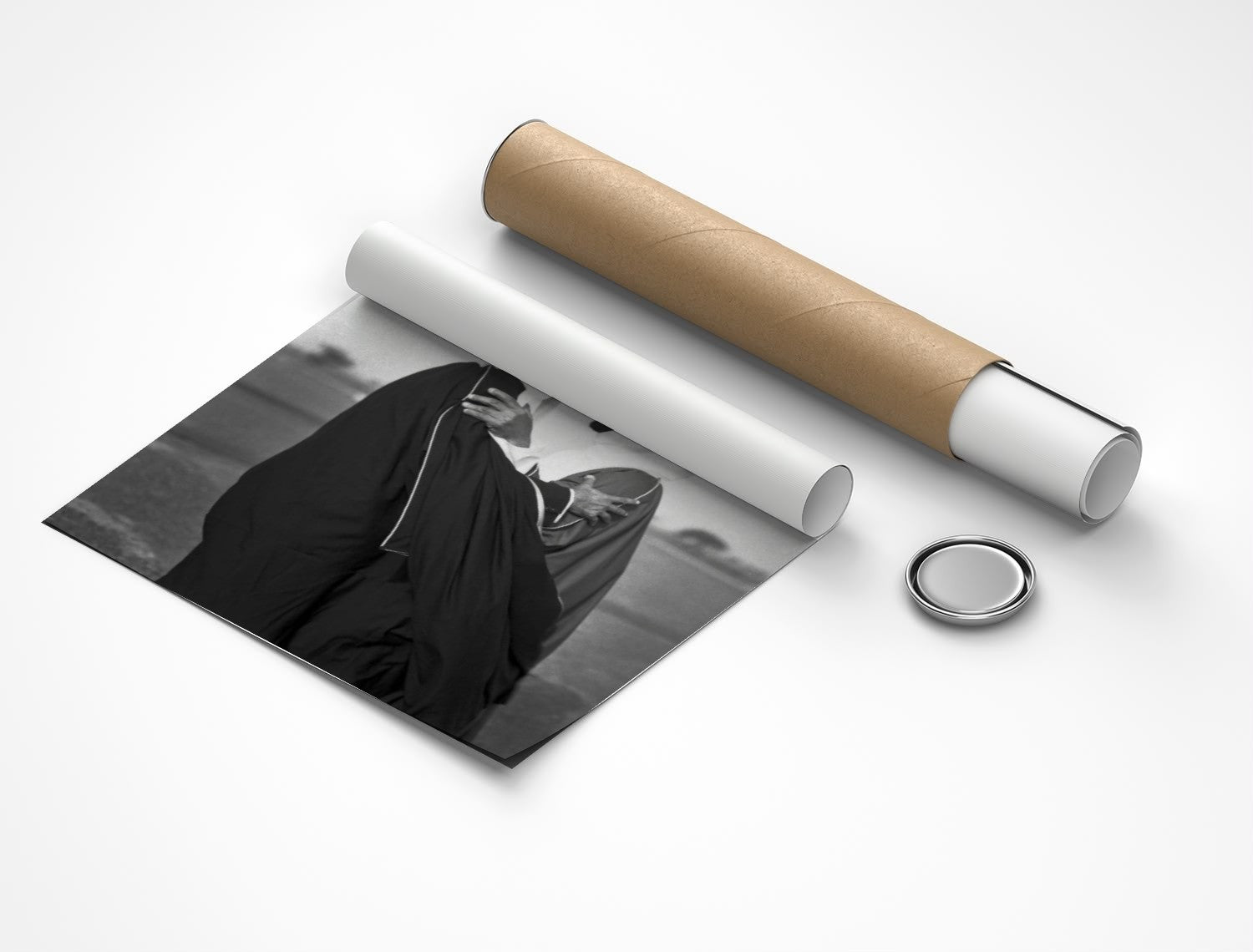 Rolled poster