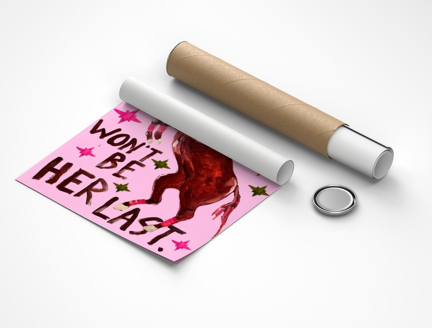 Rolled poster