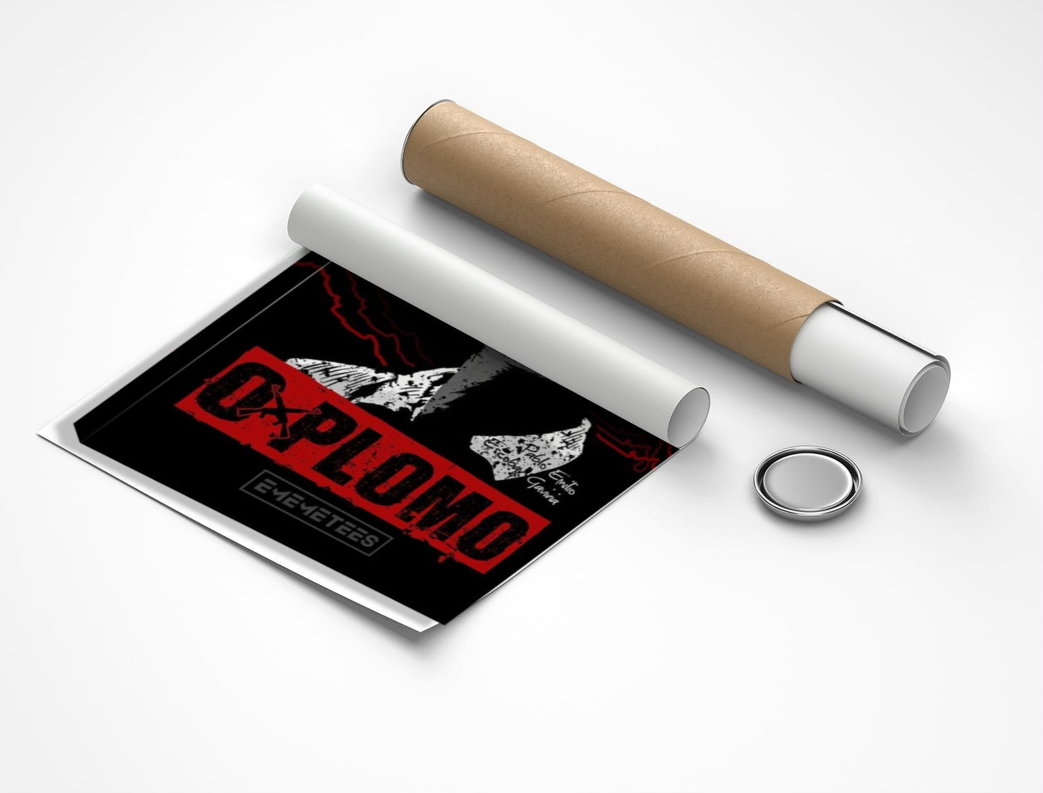 Rolled poster