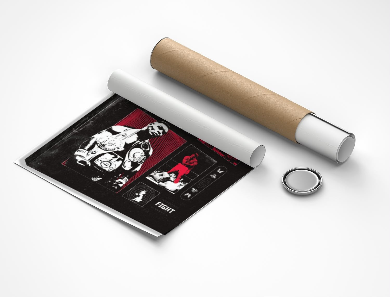 Rolled poster