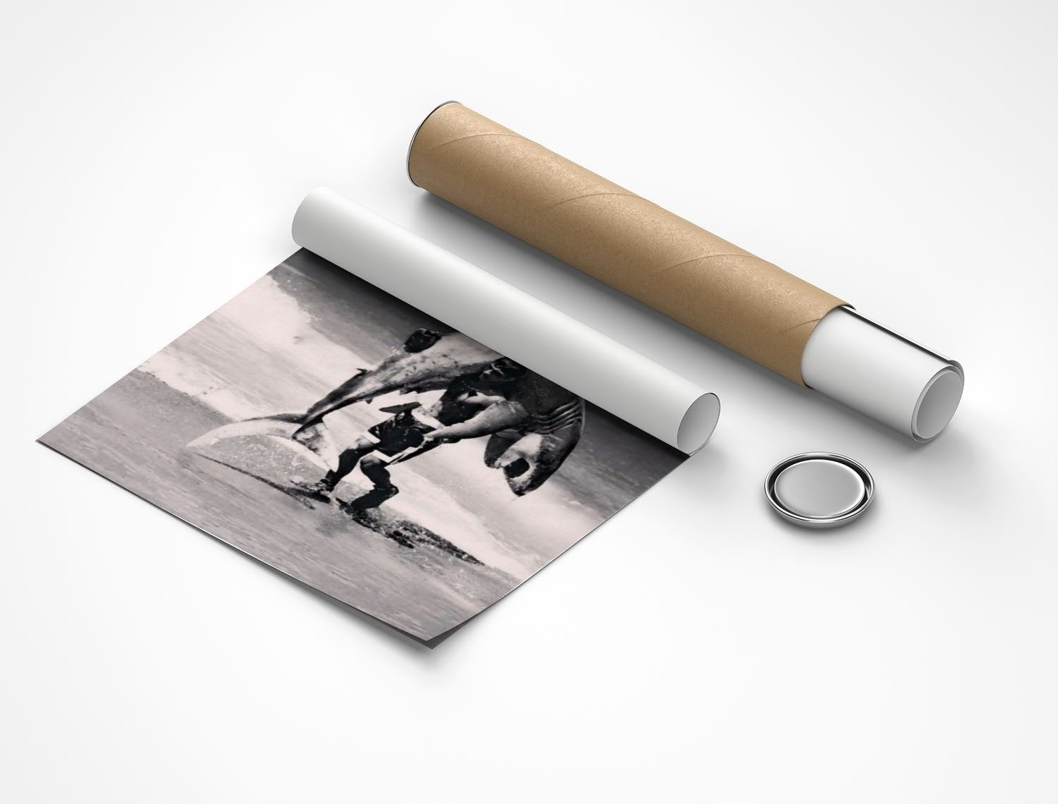 Rolled poster