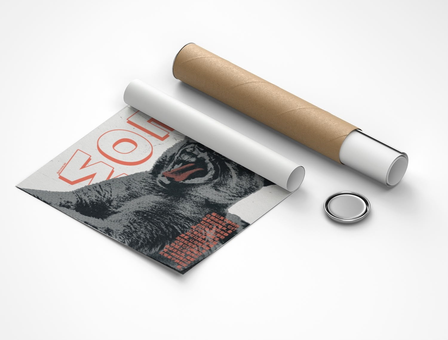 Rolled poster