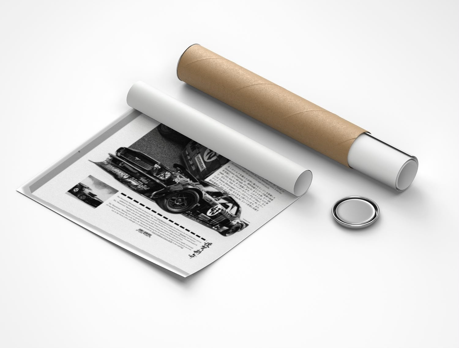 Rolled poster