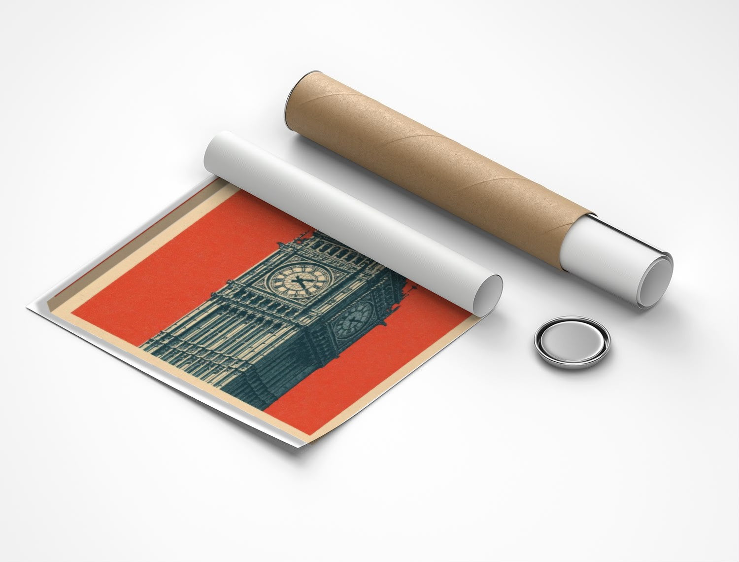 Rolled poster