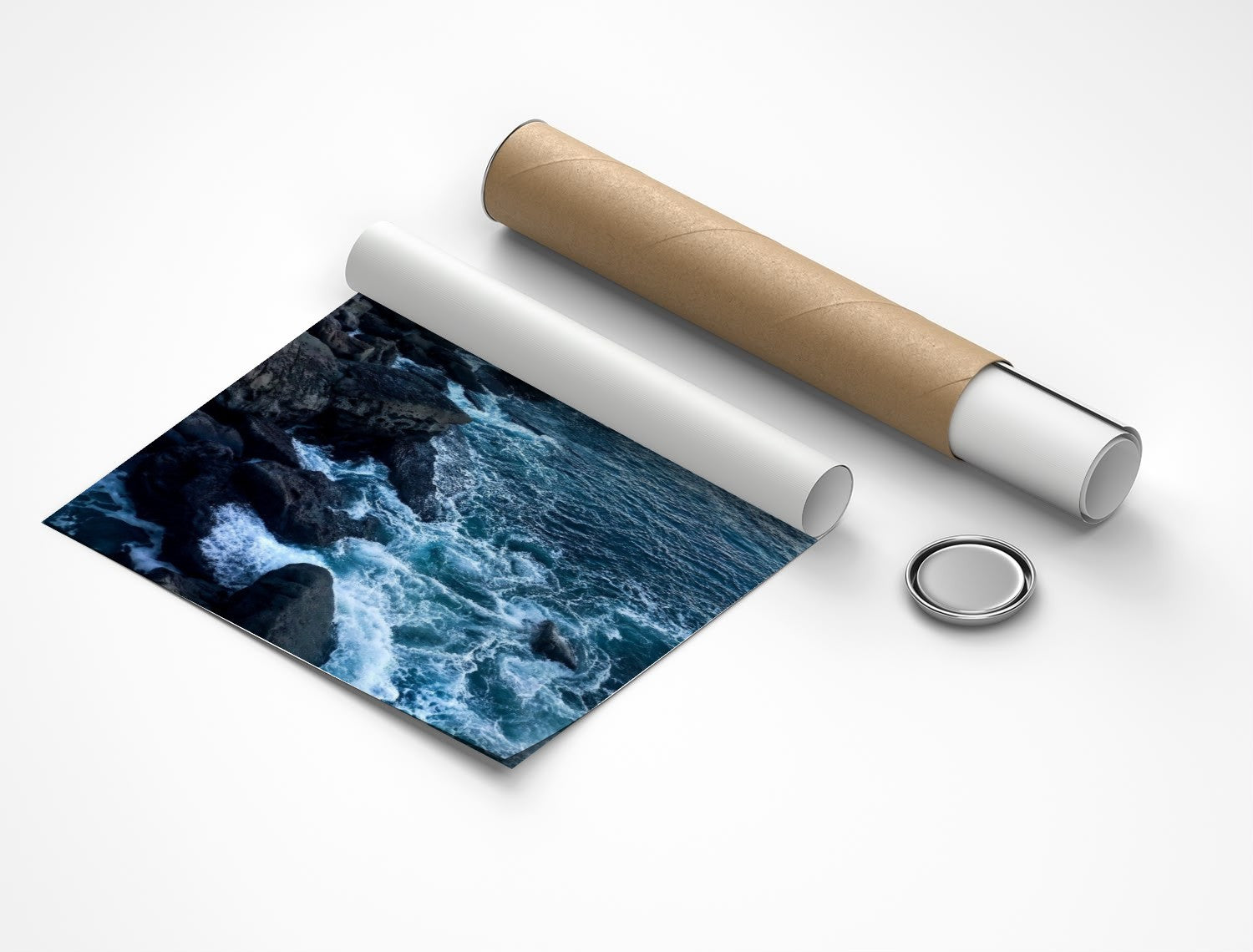 Rolled poster