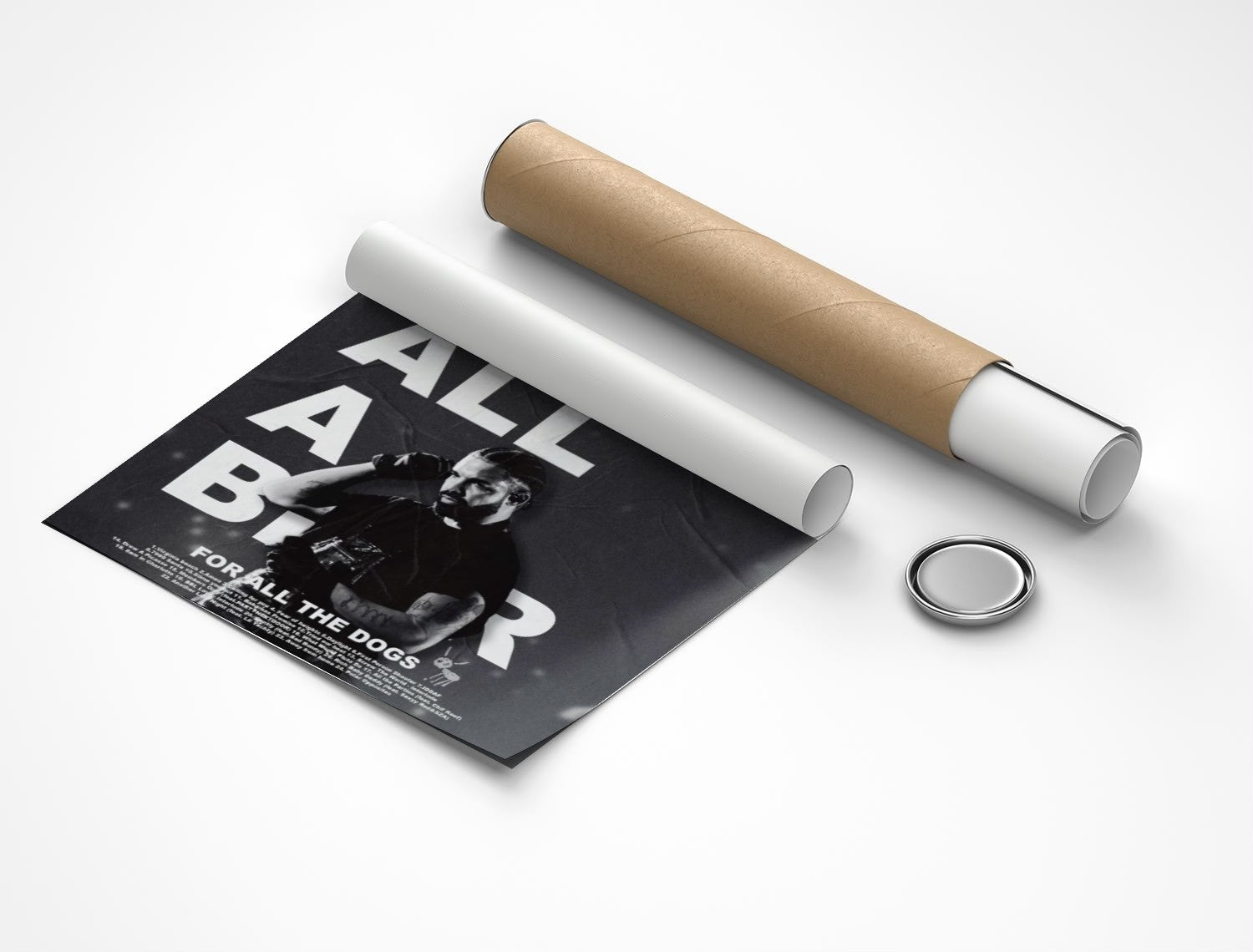 Rolled poster
