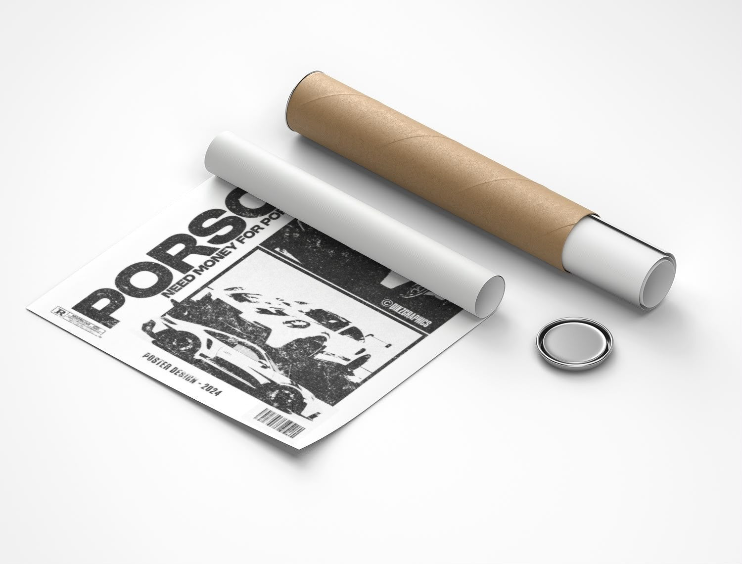 Rolled poster