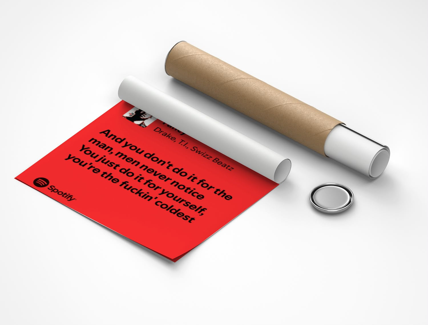 Rolled poster