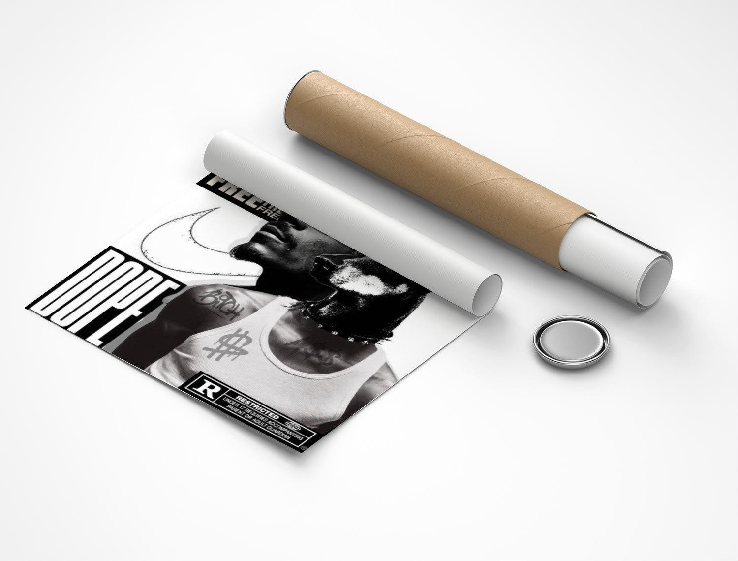 Rolled poster