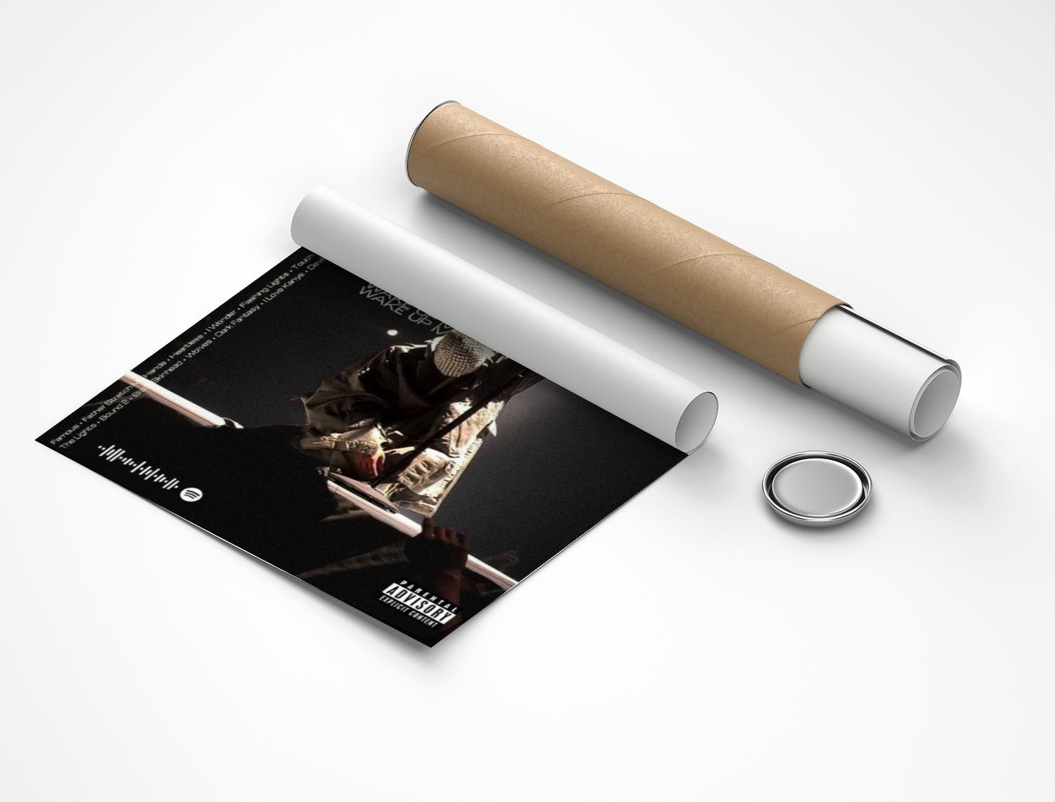 Rolled poster