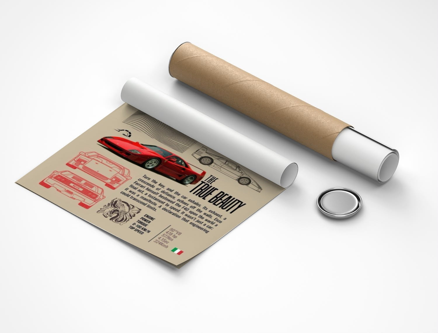 Rolled poster
