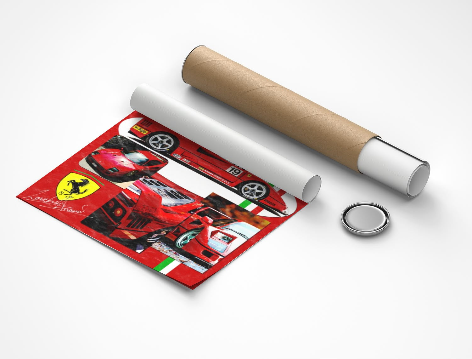 Rolled poster
