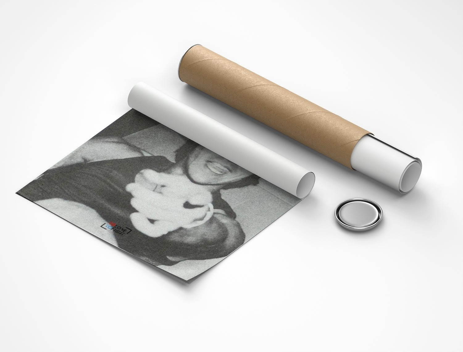Rolled poster