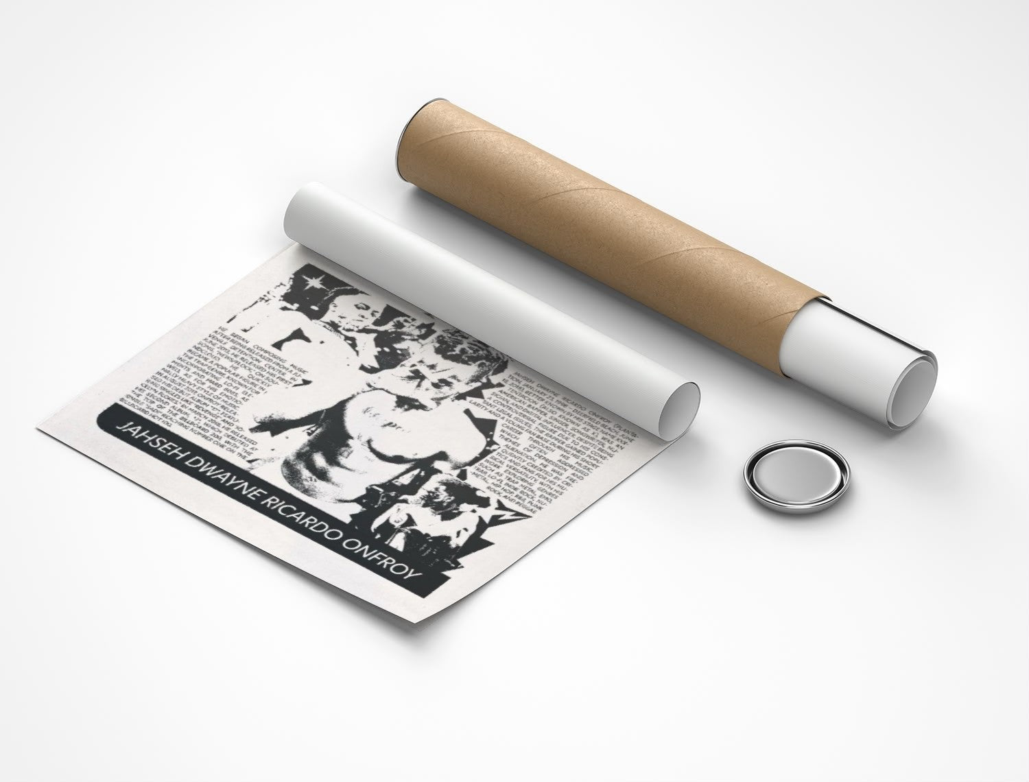 Rolled poster