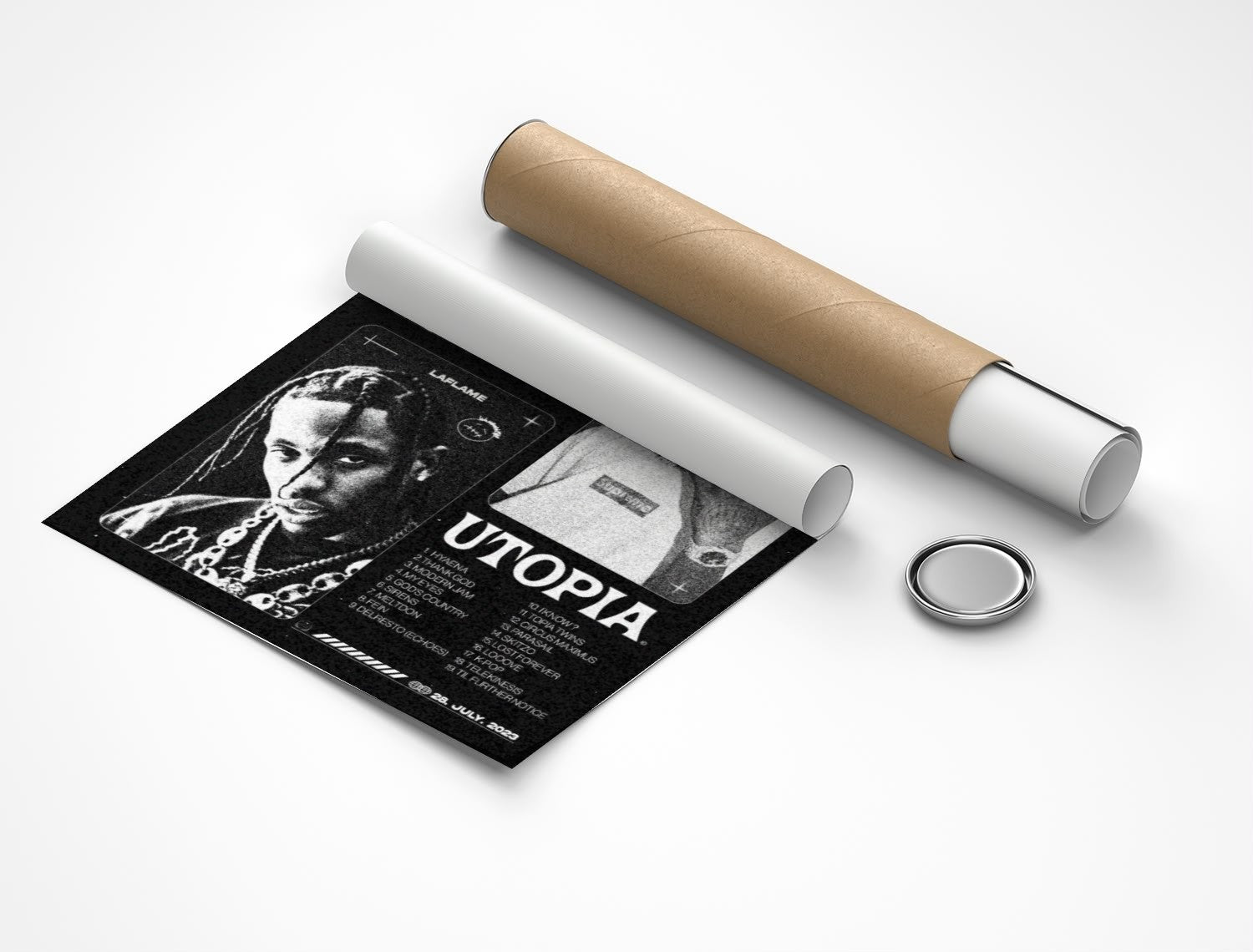 Rolled poster