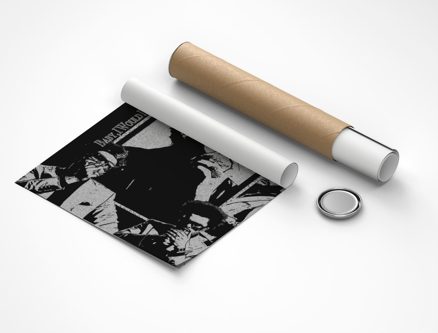 Rolled poster